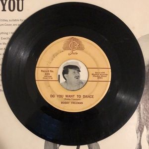 Bobby Freeman Do You Want To Dance Vinyl 45 Record '58
